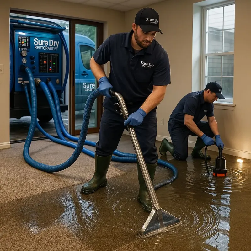 Water Extraction and Removal process in Dyersburg, TN